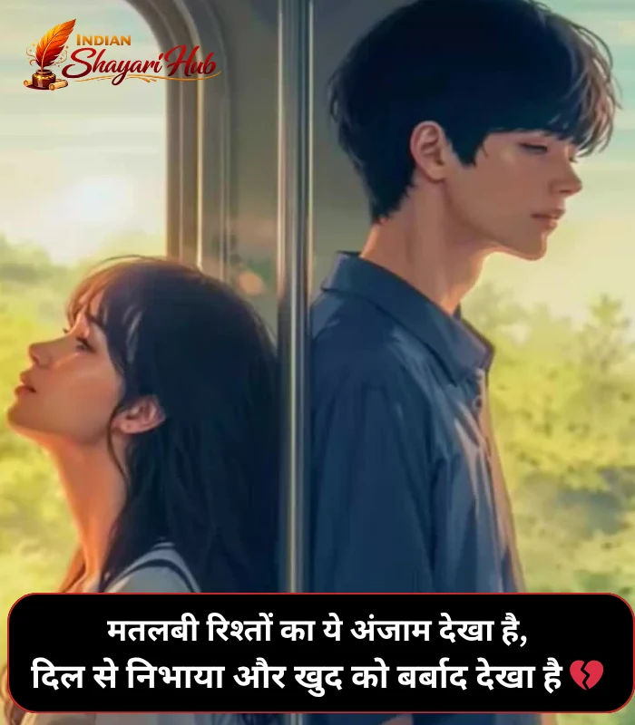 Matlabi Rishte Dhoka Shayari